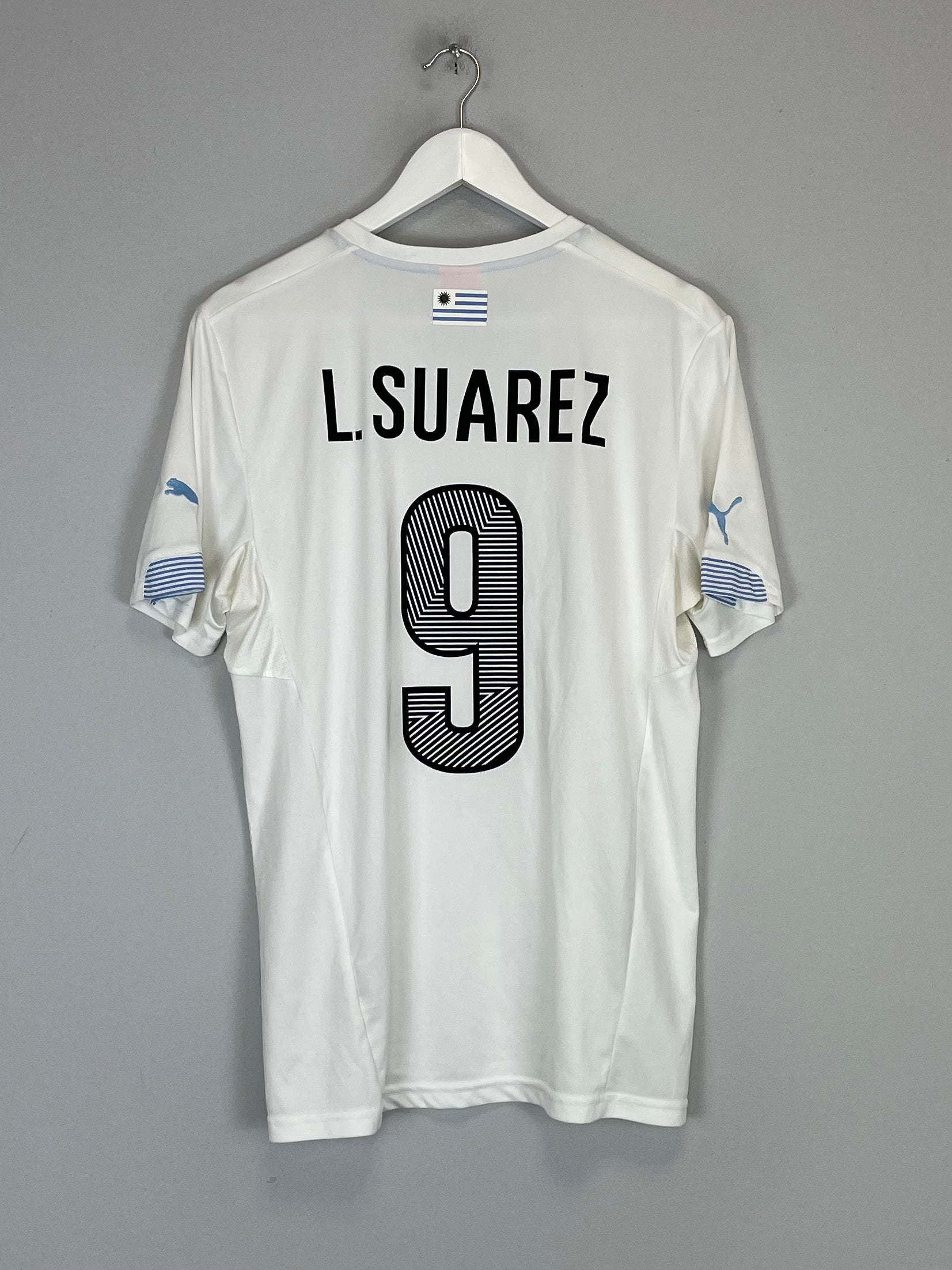 2014/15 URURGUAY SUAREZ #9 AWAY SHIRT (M) PUMA