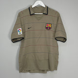 2003/05 BARCELONA SAVIOLA #7 AWAY SHIRT (M) NIKE