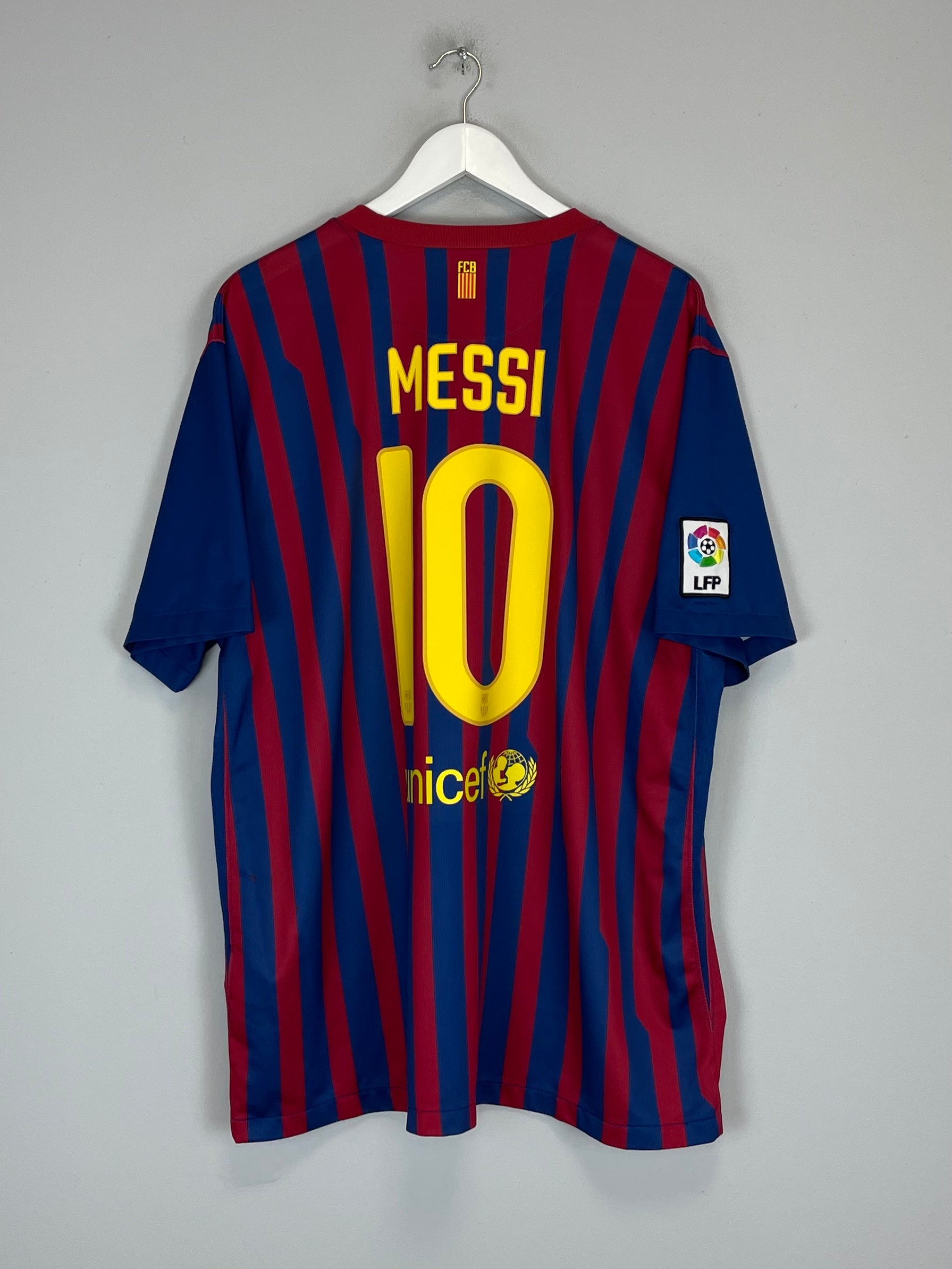 2011/12 BARCELONA MESSI #10 HOME SHIRT (XXL) NIKE