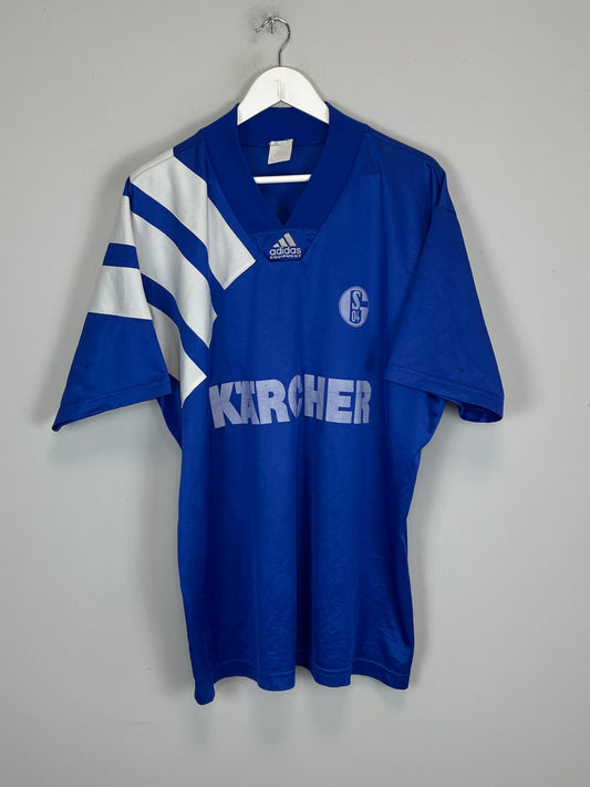 1994/96 SCHALKE HOME SHIRT (XL) ADIDAS