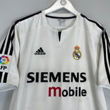 2003/04 REAL MADRID BECKHAM #23 *CHINESE TOUR* HOME SHIRT (M) ADIDAS