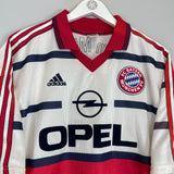 1998/00 BAYERN MUNICH HELMER #5 AWAY SHIRT (XL) ADIDAS