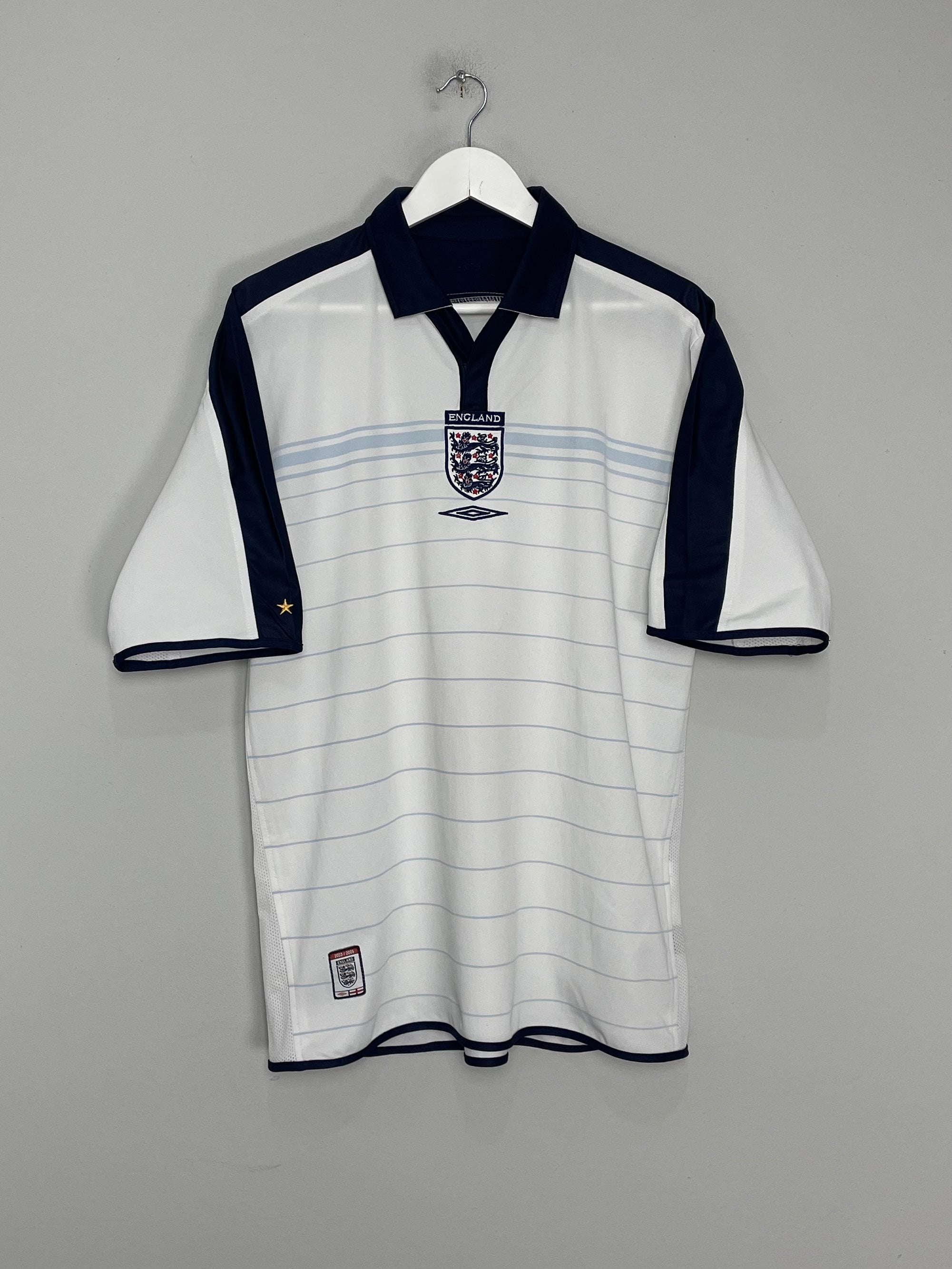 2003/05 ENGLAND TRAINING SHIRT (L) UMBRO