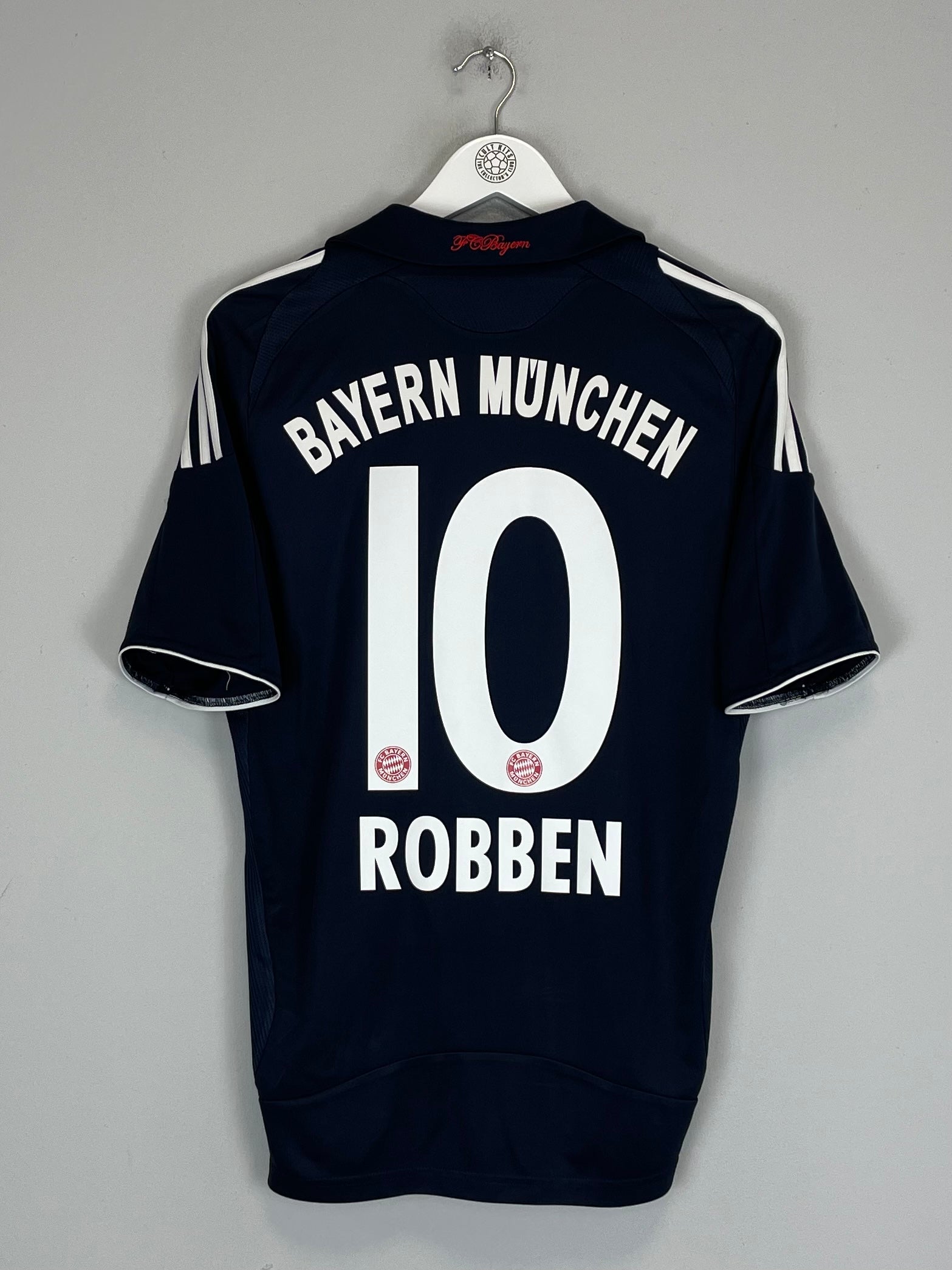 2008/09 BAYERN MUNICH ROBBEN #10 AWAY SHIRT (S) ADIDAS