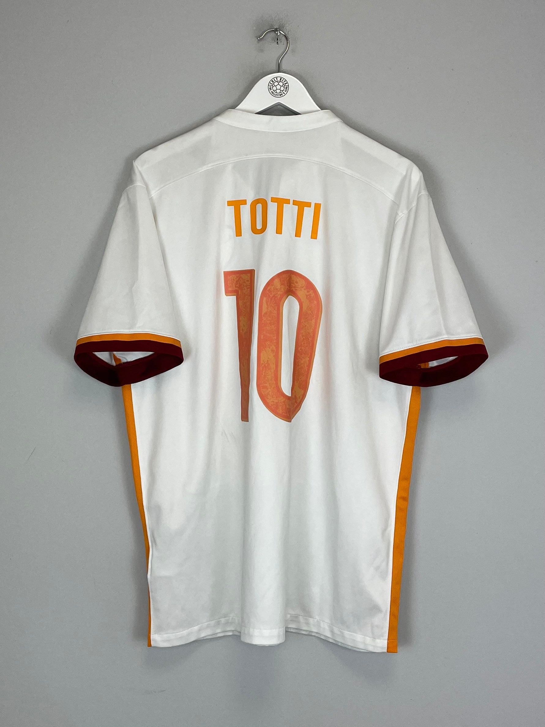 2015/16 ROMA TOTTI #10 AWAY SHIRT (XL) NIKE