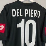 2001/02 JUVENTUS DEL PIERO #10 AWAY SHIRT (XL) LOTTO