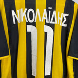 2002/04 AEK ATHENS NIKOLAIDIS #11 HOME SHIRT (XXL) NIKE