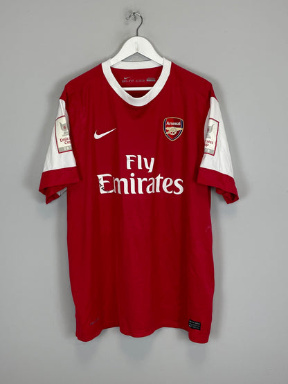 2010/11 ARSENAL WALCOTT #14 *FA CUP* HOME SHIRT (XXL) NIKE