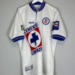 1999/00 CRUZ AZUL AWAY SHIRT (XL) FILA