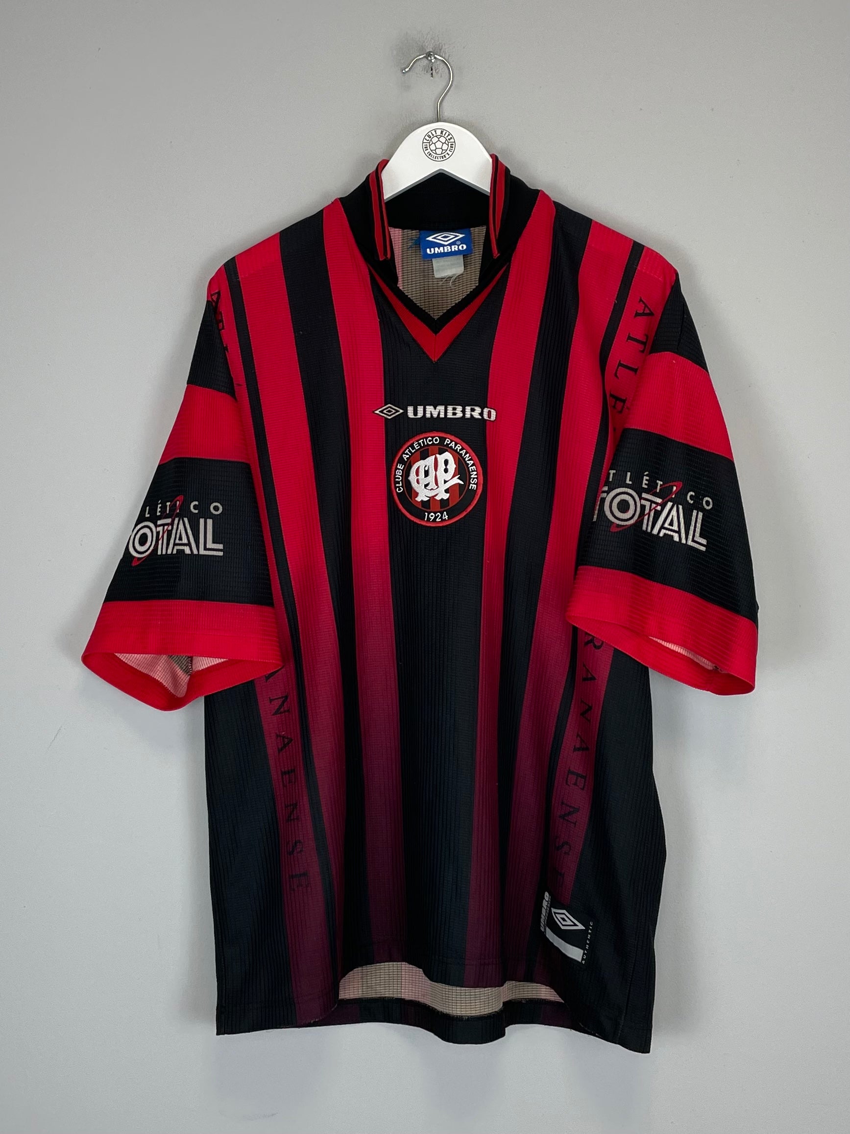 1998/99 ATLETICO PARANAENSE #10 HOME SHIRT (XL) UMBRO