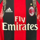 2010/11 AC MILAN *PLAYER ISSUE* HOME SHIRT (M) ADIDAS