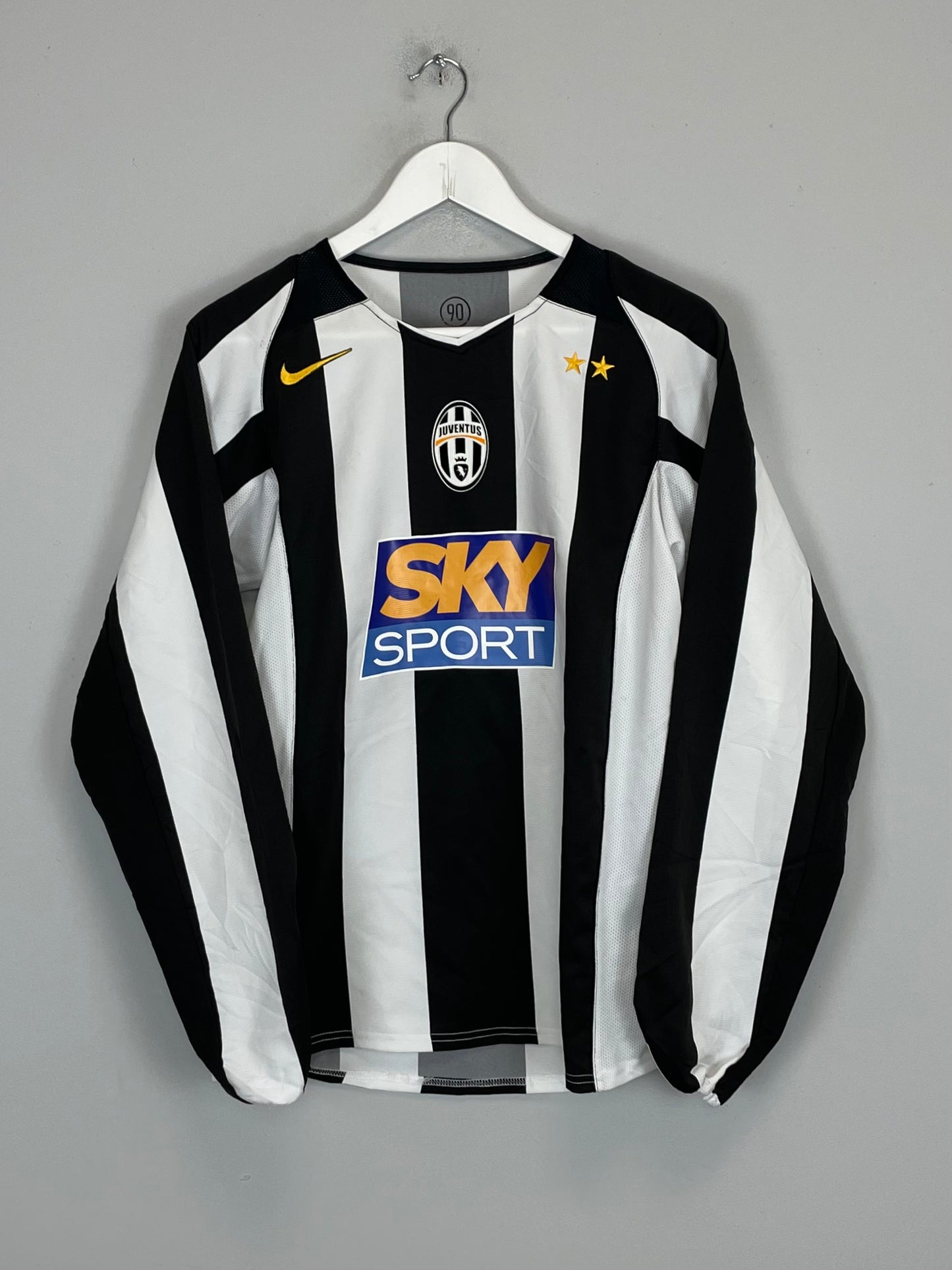 2004/05 JUVENTUS DEL PIERO #10 L/S HOME SHIRT (S) NIKE