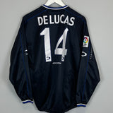 2001/03 ESPANYOL DELUCAS #14 AWAY SHIRT (M) JOHN SMITH