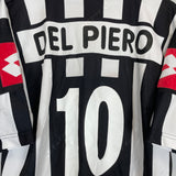 2001/02 JUVENTUS DEL PIERO #10 HOME SHIRT (L) LOTTO