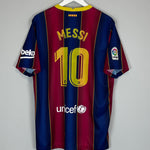 2020/21 BARCELONA MESSI #10 HOME SHIRT (XL) NIKE