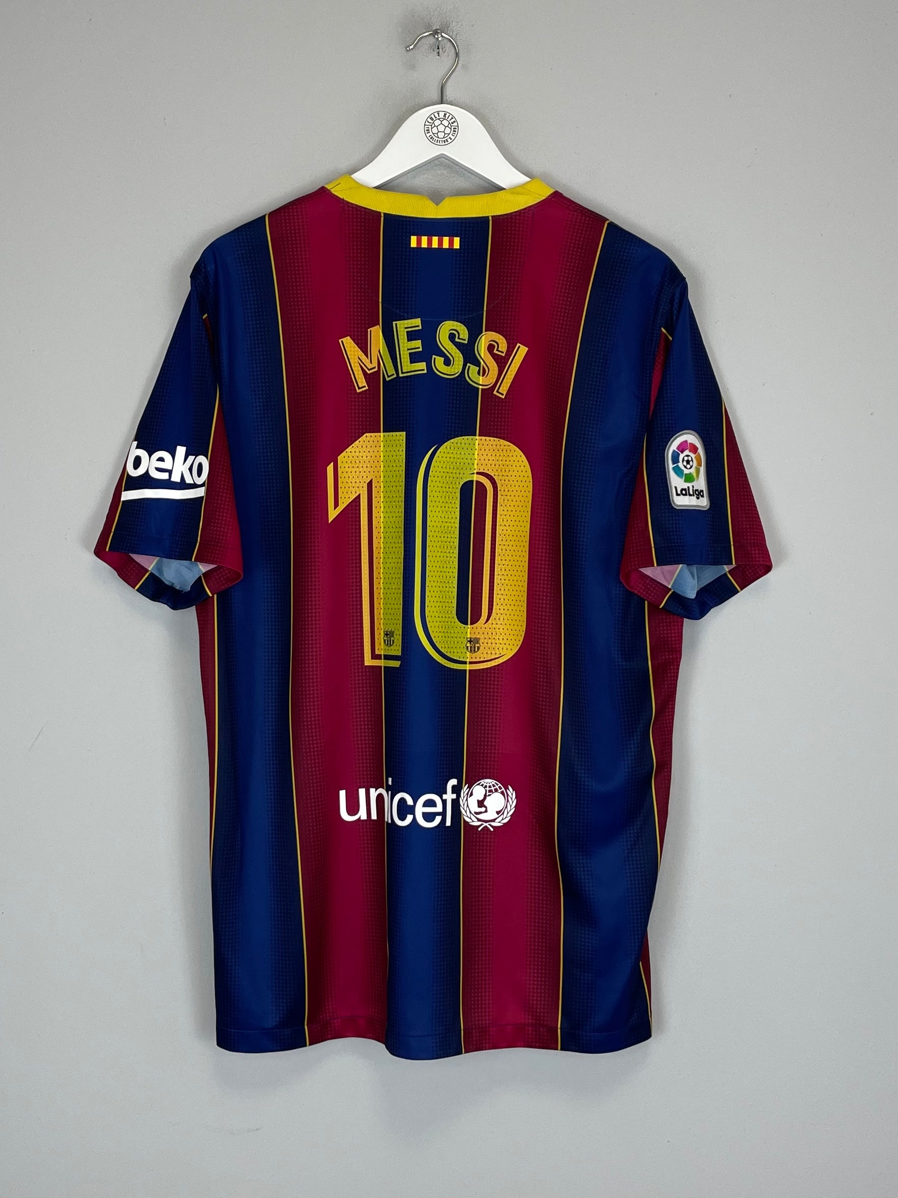 2020/21 BARCELONA MESSI #10 HOME SHIRT (XL) NIKE