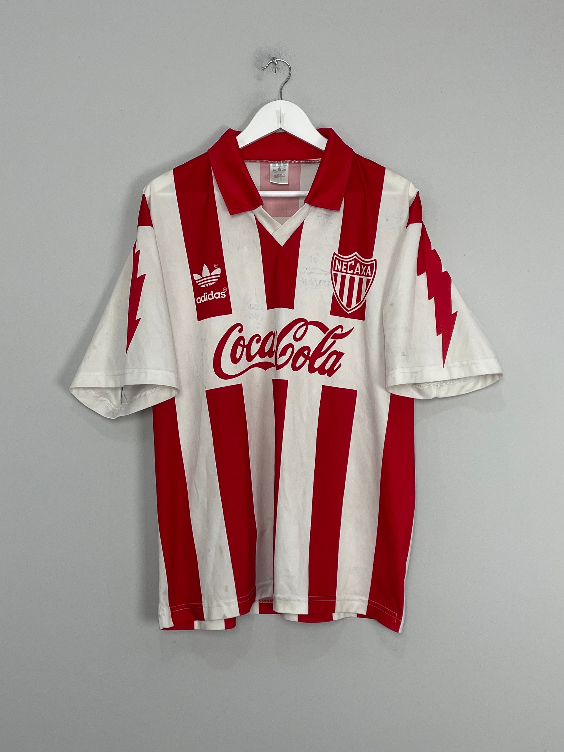 1994/95 NECAXA *SIGNED* HOME SHIRT (M) ADIDAS