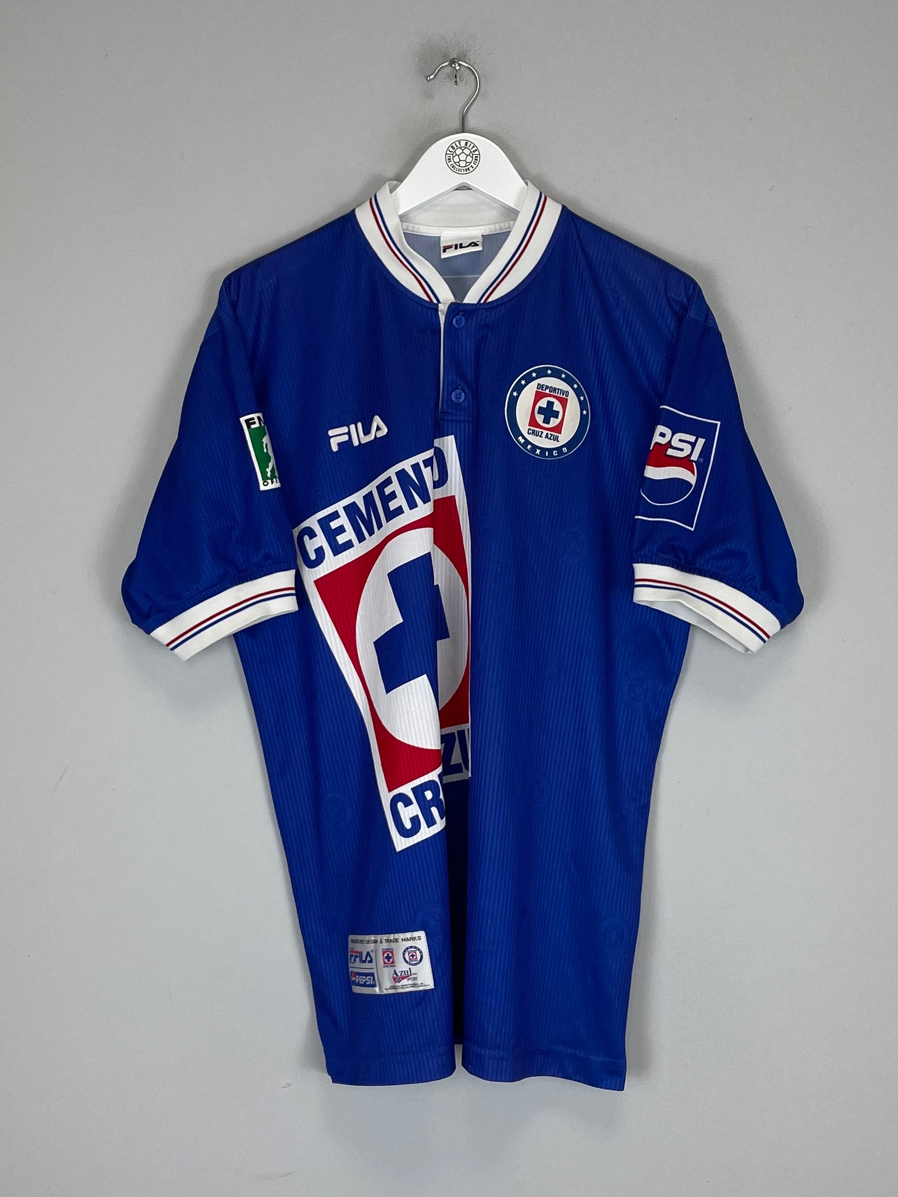 1999 CRUZ AZUL HOME SHIRT (L) FILA