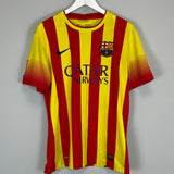 2013/14 BARCELONA MESSI #10 AWAY SHIRT (M) NIKE