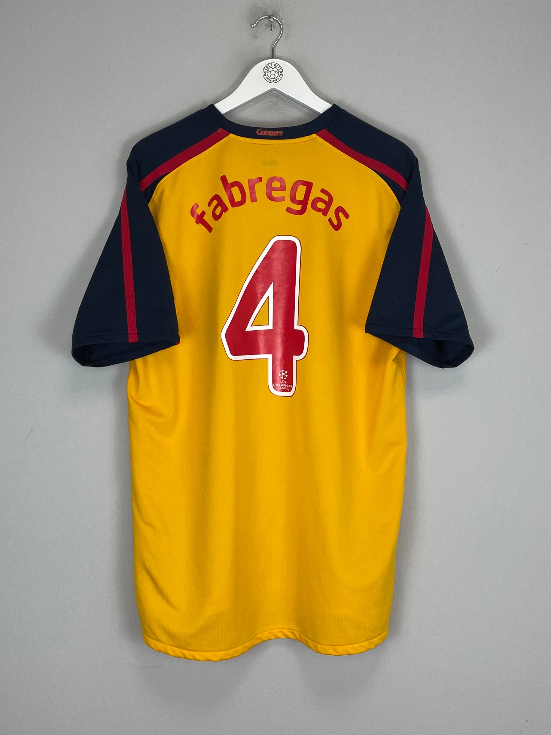 2008/09 ARSENAL FABREGAS #4 AWAY SHIRT (XL) NIKE