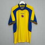 2001/02 COLOMBIA HOME SHIRT (L) REEBOK