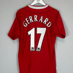 2002/04 LIVERPOOL GERRARD #17 HOME SHIRT (M) REEBOK