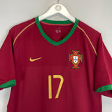 2006/08 PORTUGAL C.RONALDO #17 HOME SHIRT (S) NIKE