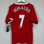 2004/06 MANCHESTER UNITED RONALDO #7 *BNWT* HOME SHIRT (L) NIKE