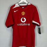 2004/06 MANCHESTER UNITED RONALDO #7 *BNWT* HOME SHIRT (L) NIKE