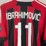 2012/13 AC MILAN IBRAHIMOVIC #11 HOME SHIRT (XL) ADIDAS