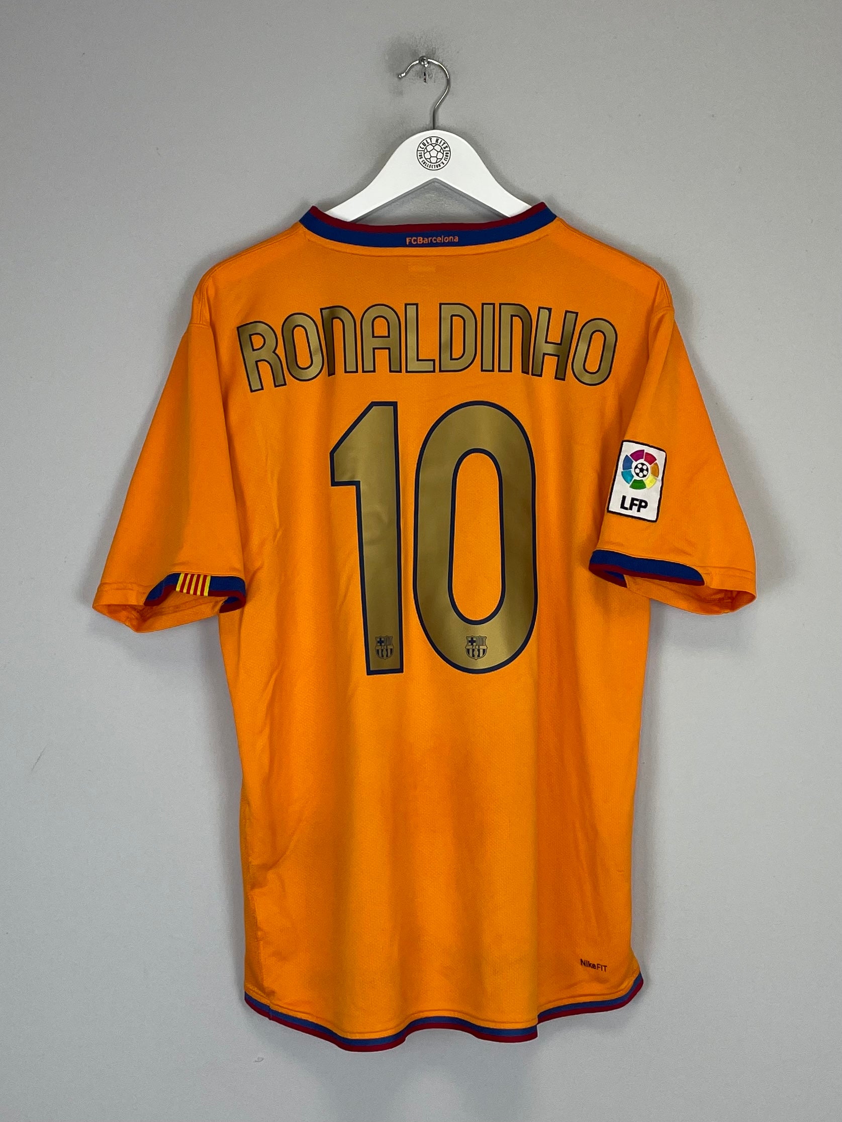 2006/08 BARCELONA RONALDINHO #10 AWAY SHIRT (L) NIKE