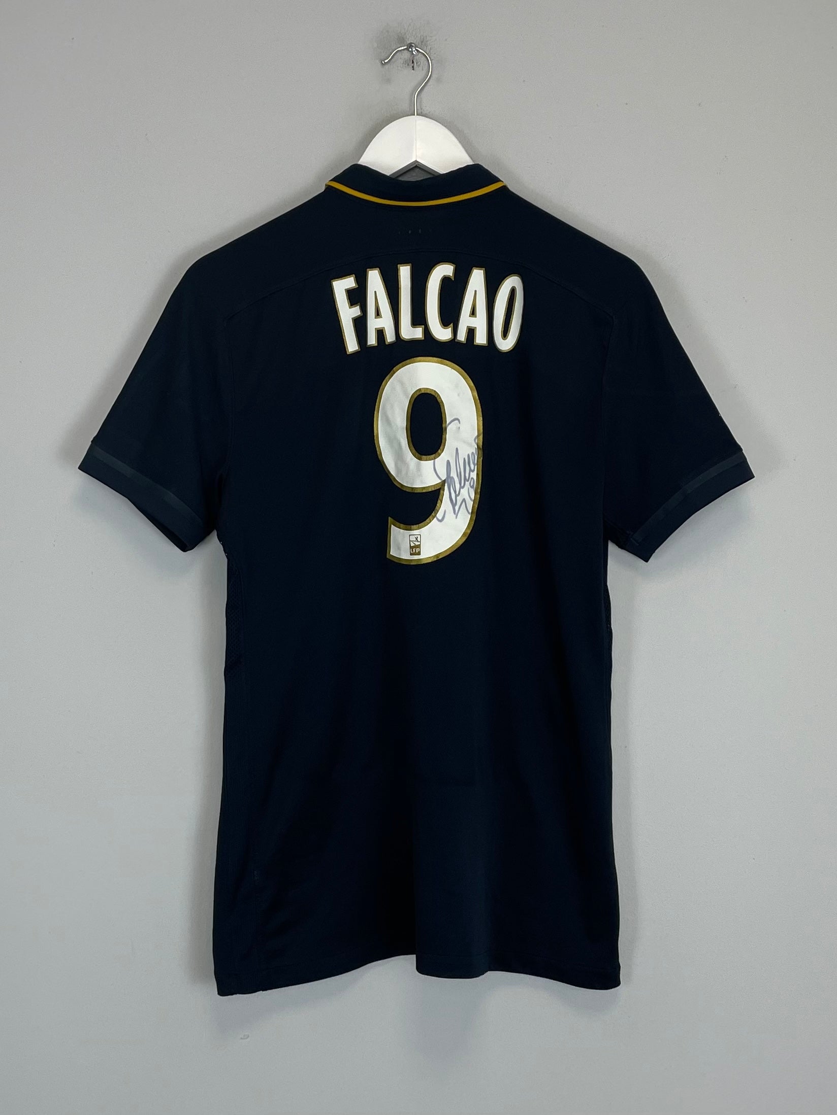 2015/17 MONACO FALCAO #9 *SIGNED* PLAYER ISSUE AWAY SHIRT (M) NIKE