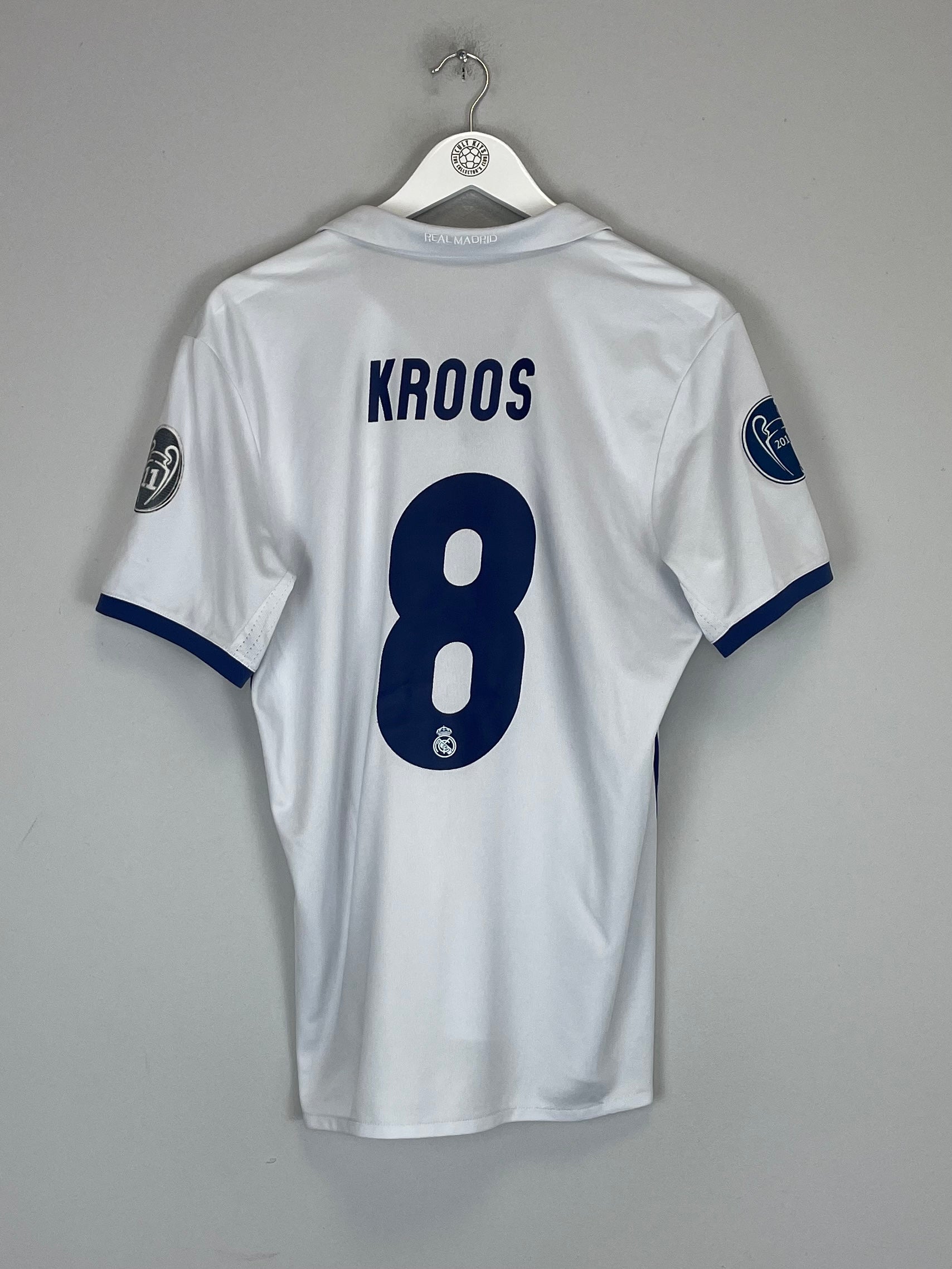 2016/17 REAL MADRID KROOS #8 HOME SHIRT (M) ADIDAS