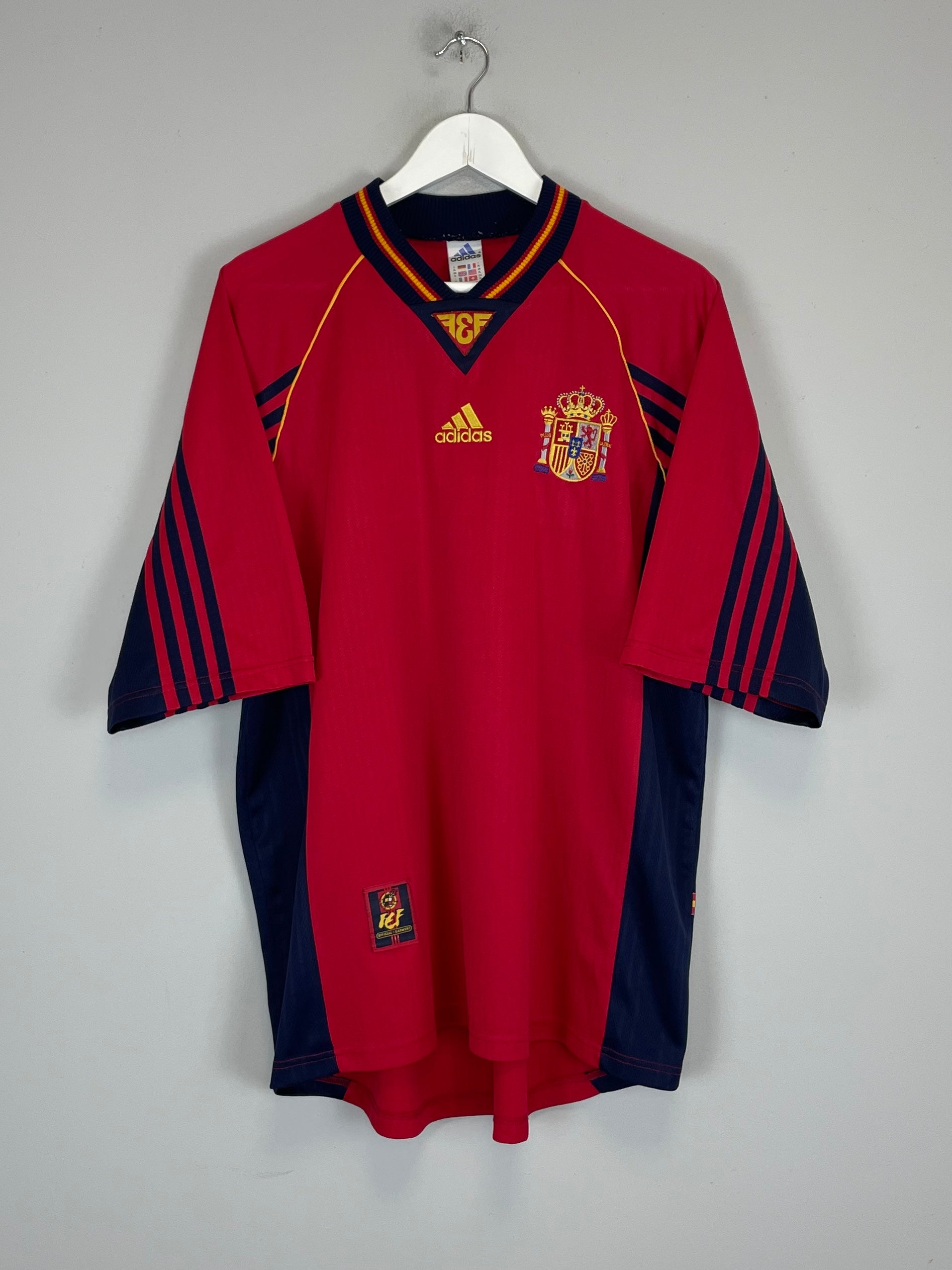 1998/00 SPAIN HOME SHIRT (XL) ADIDAS