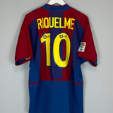 2002/03 BARCELONA RIQUELME #10 HOME SHIRT (L) NIKE