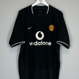 2003/05 MANCHESTER UNITED RONALDO #7 AWAY SHIRT (XL) NIKE