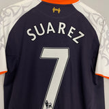 2012/13 LIVERPOOL SUAREZ #7 THIRD SHIRT (M) WARRIOR