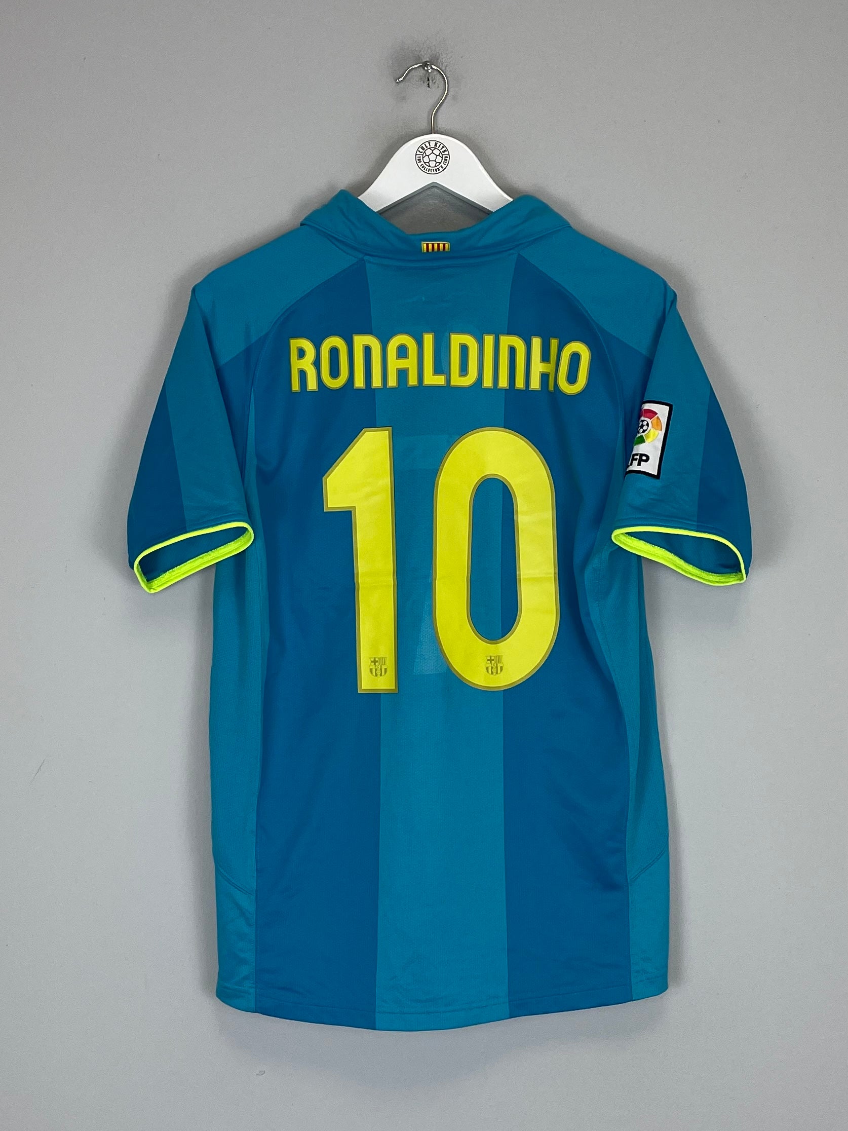 2007/09 BARCELONA RONALDINHO #10 AWAY SHIRT (S) NIKE