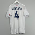 2005/07 ENGLAND GERRARD #4 HOME SHIRT (L) UMBRO