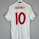 2009/10 ENGLAND ROONEY #10 HOME SHIRT (L) UMBRO