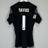 2015/16 REAL MADRID NAVAS #1 GK SHIRT (M) ADIDAS