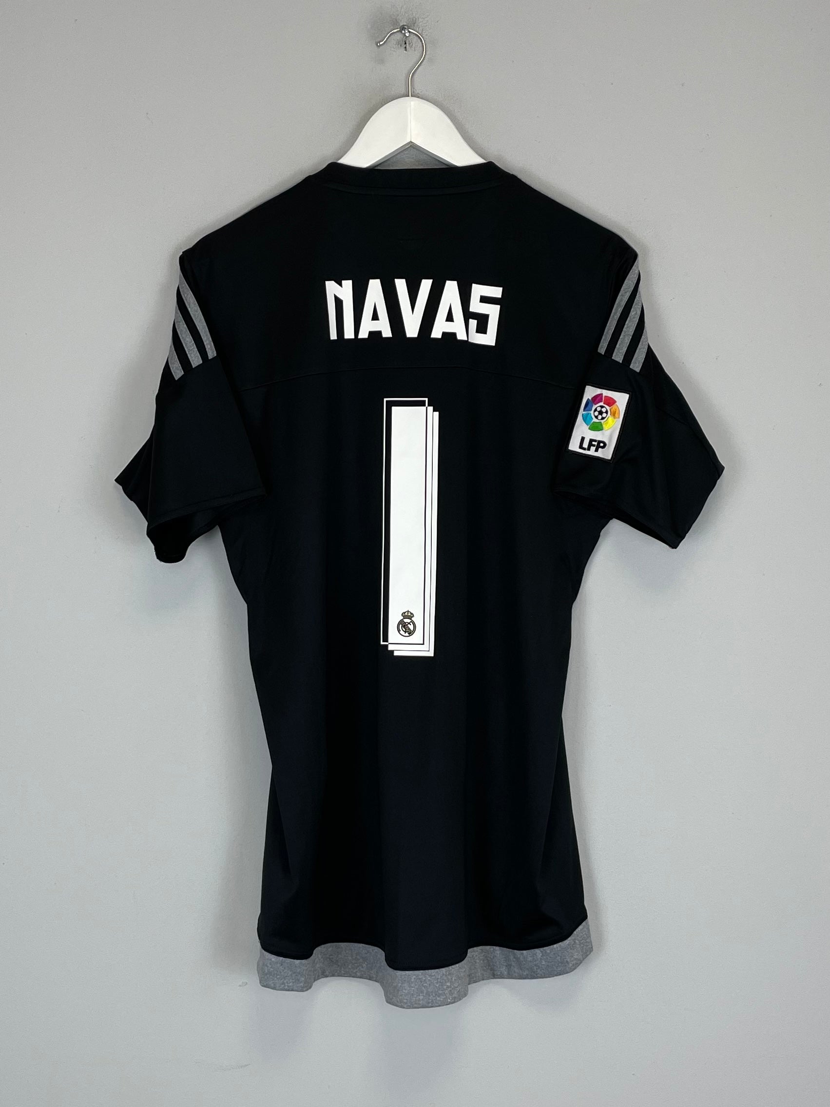 2015/16 REAL MADRID NAVAS #1 GK SHIRT (M) ADIDAS