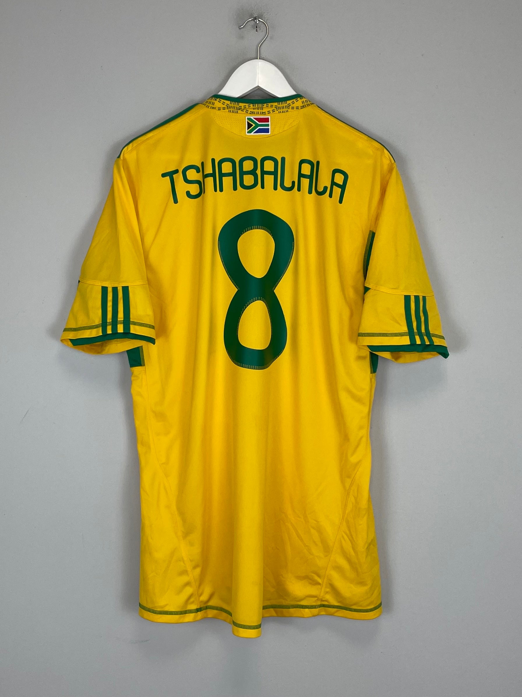 2010 SOUTH AFRICA TSHABALALA #8 HOME SHIRT (XL) ADIDAS