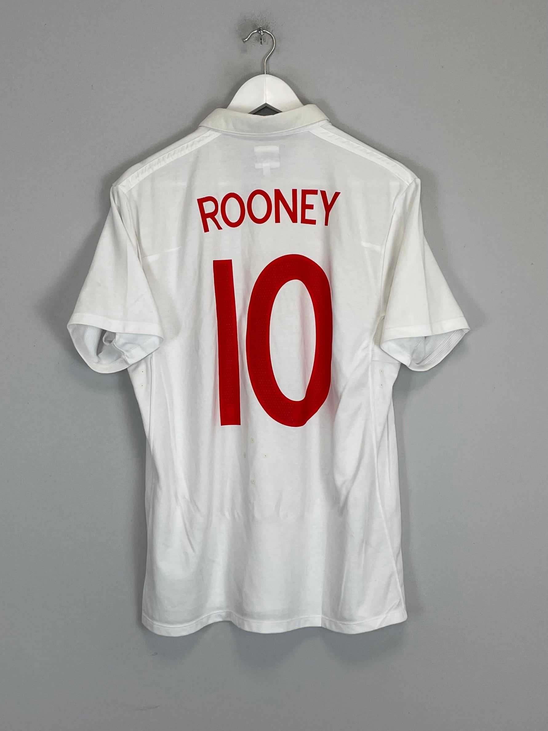 2009/10 ENGLAND ROONEY #10 HOME SHIRT (L) UMBRO