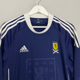 2010/11 SCOTLAND L/S HOME SHIRT (M) ADIDAS