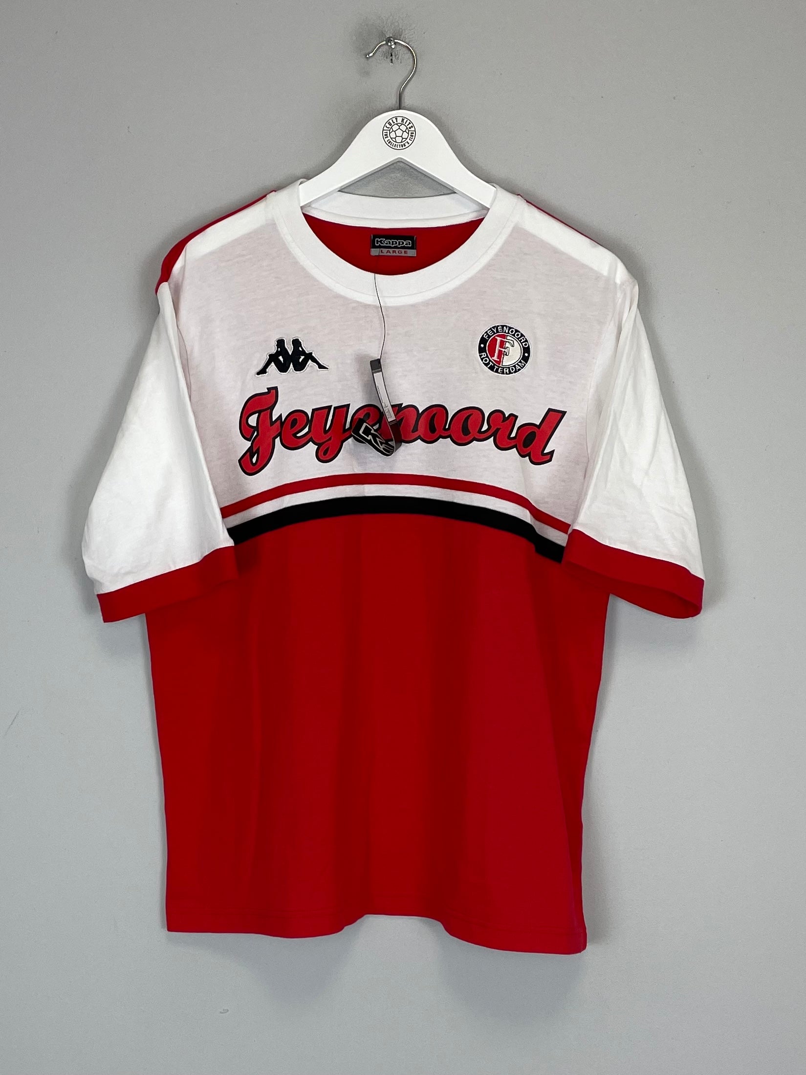 2022/23 FEYENOORD *BNWT* T-SHIRT (L) KAPPA