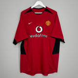 2002/04 MANCHESTER UNITED BECKHAM #7 HOME SHIRT (XL) NIKE