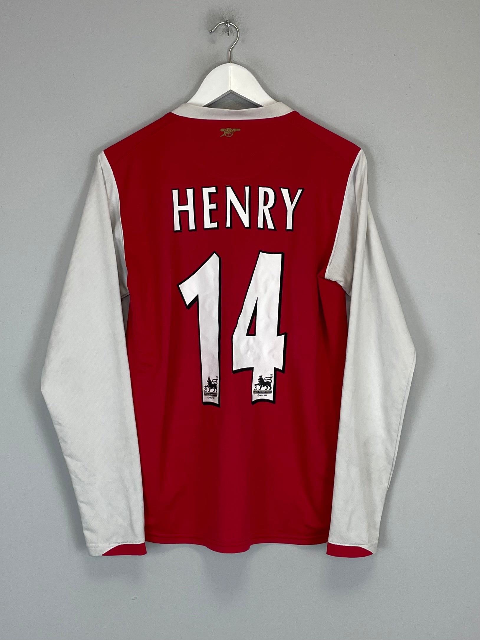 2006/07 ARSENAL HENRY #14 L/S HOME SHIRT (S) NIKE