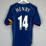 2004/05 ARSENAL HENRY #14 AWAY SHIRT (M) NIKE