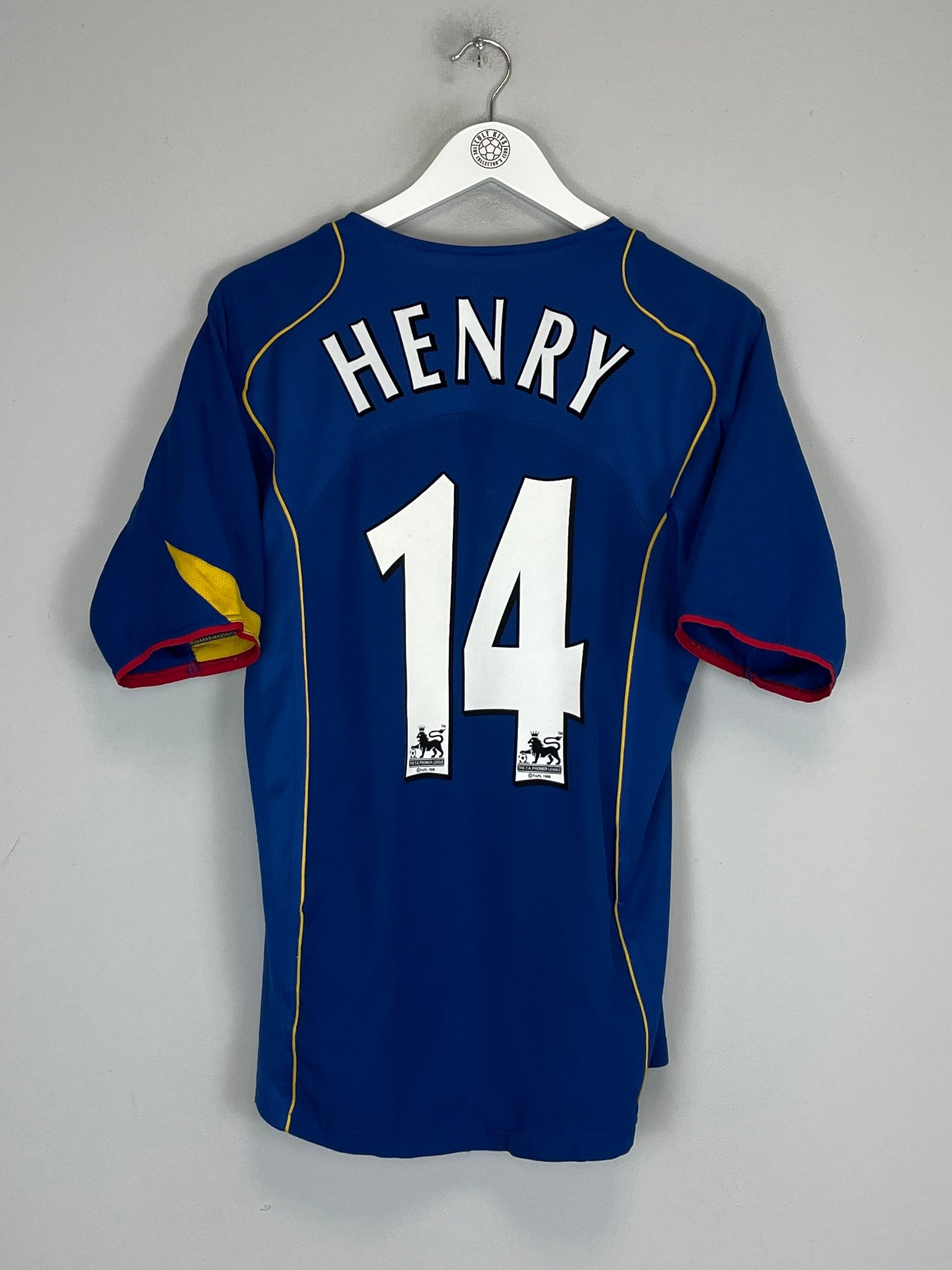 2004/05 ARSENAL HENRY #14 AWAY SHIRT (M) NIKE